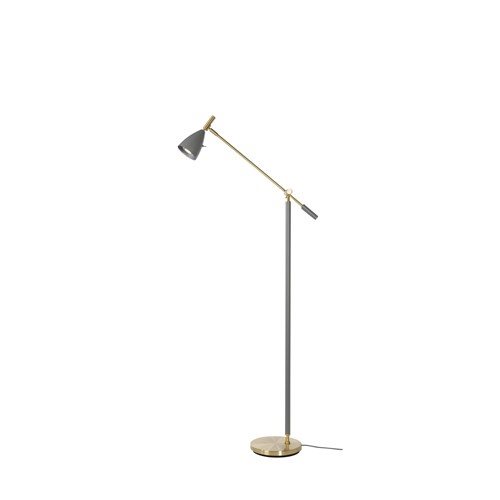 Belid G3159 Frank 2.0 golvlampa varmgrå och mässing LED dimbar
